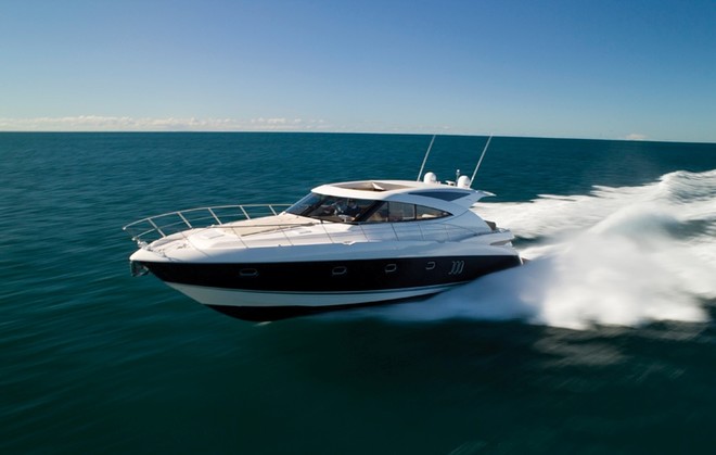 Riviera 5800 Sport Yacht with IPS offers accommodation in four cabins and three bathrooms © Ross Eason